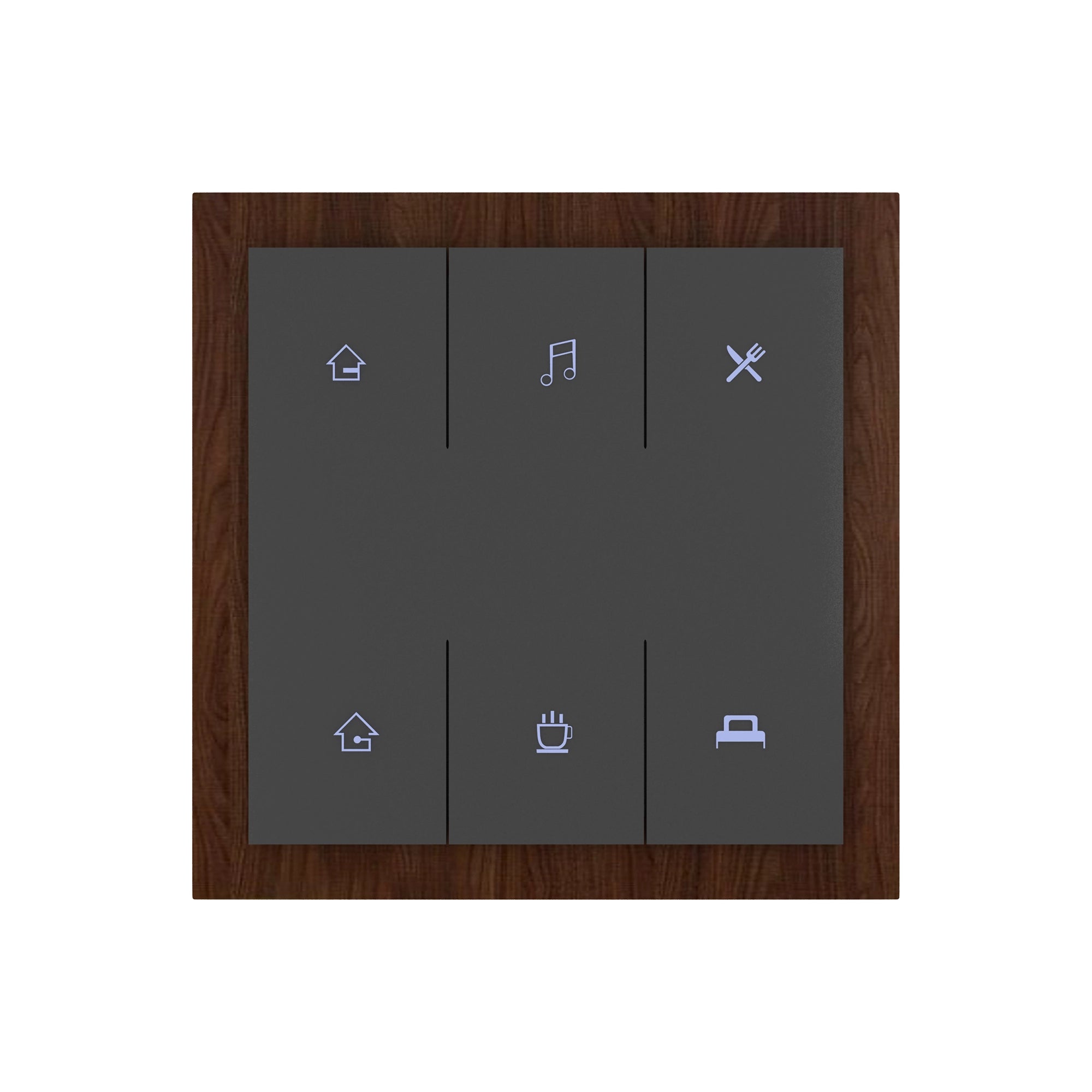 Luxury Smart Switches - Mahogany
